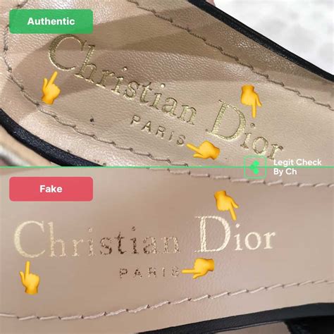 christian dior schlappen fake|is dior a fake.